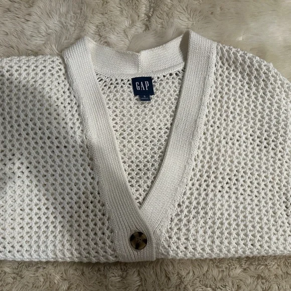 Gap Women - Crochet Cardigan Sweater - Small - Picture 10 of 12